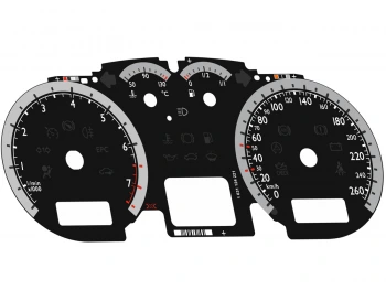 VW Golf МК4 MOTOMETER Midline MFA, no MFA dials - ALL MODELS 